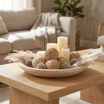 Article Boules de Mintolla blanchies assorties, 10 pièces