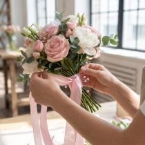 Article Epingles Tête Perle Ø6mm 65mm Rose