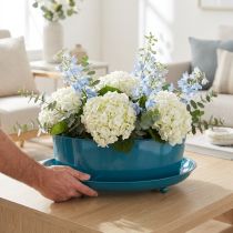 Article Bol de table en métal, objet de décoration élégant et fonctionnel pour les espaces de vie, 28 cm