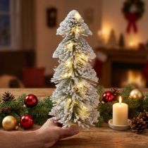 Article Mini sapin de Noël LED sapin de Noël enneigé 40cm