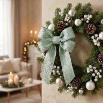 Article Ruban cadeau à motif classique pour nœuds et décoration, 40 mm x 15 m