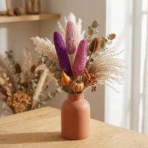 Article Luffa sur bâton grand rose, Erika 8cm - 30cm 25 pcs