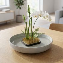 Article Pique-fleurs Kenzan rectangulaire Laiton, Argenté 70×50mm