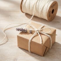 Article Cordon de jute blanc Cordon pour travaux manuels Ø2mm 50m