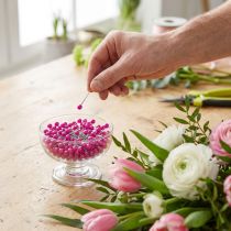 Article Epingles Tête Perle Rose Ø10mm 60mm