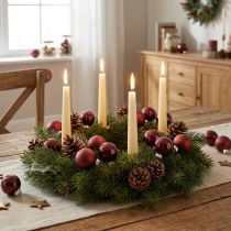 Article Mini boules de verre pour Noël en Baie Ø3cm 22 pcs