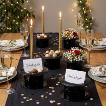 Article Cylindre noir 8cm 8pcs