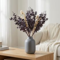 Article Branches Décoratives d'Eucalyptus Artificiel Eucalyptus Violet 38cm 3pcs