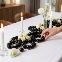 Article Perles décoratives Ø8mm noires 250 pcs