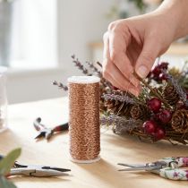 Article Fil de cuivre effet bouillon 100 g pour le bricolage, la décoration et la création de bijoux