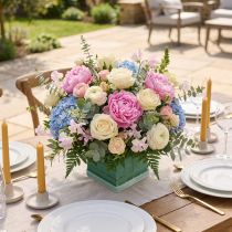 Article Arrangement de table en brique de mousse florale 11 cm x 11 cm x 8,5 cm 4 pcs