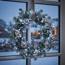 Article Guirlande lumineuse LED riz 120 9m blanc froid