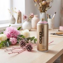 Article Peinture en aérosol couleur rose litchi Montana Gold 400 ml