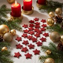 Article Star Glitter 1,5cm à saupoudrer rouge 144pcs