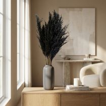 Article Herbe sèche, roseau, noir, 70 cm, tendance décorative, lot de 10