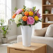 Article Vase “Fizzy” Ø20cm H35cm blanc 1 pce