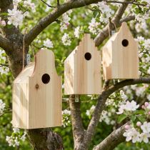 Article Nichoir à couvain en bois sapin mésange bleue H22.5cm 3pcs