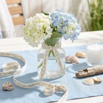 Article Ruban décoratif ruban coton maritime cordes crème 15mm 20m