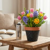 Article Peinture spray effet spray peinture granit Montana Black 400ml