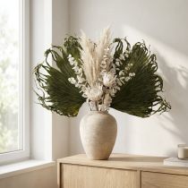 Article Décoration de feuilles de palmier pour compositions exotiques et décorations de table, 5 pièces