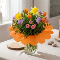 Article Manchette rosace orange Ø 48 cm 50 p.