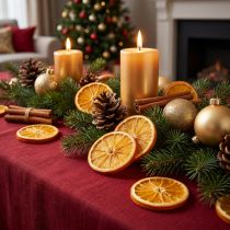 Article Tranches de mandarine séchées décoration naturelle Noël 500g