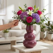 Article Vase au design moderne pour une décoration et un aménagement intérieur élégants, 29 cm