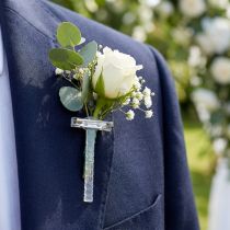 Article Épingles de mariage transparentes/argentées 5 cm 50 pièces