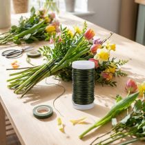 Article Fil émaillé décoratif polyvalent pour projets créatifs et art floral