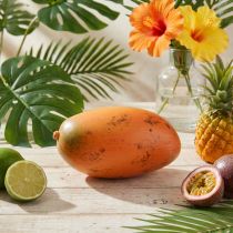 Article Fruit artificiel mangue déco Fruit artificiel Ø7cm L12cm