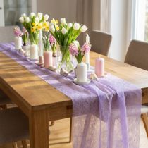 Article Polaire déco violet clair 23cm 25m