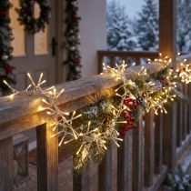 Article Guirlande lumineuse LED pour extérieur x 448 3m blanc chaud