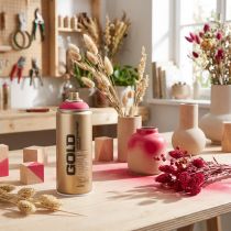 Article Peinture en aérosol framboise pour surfaces et décoration Montana Gold Red 400 ml