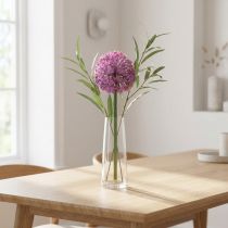 Article Fleur d'ail artificielle, oignon ornemental, décoration élégante pour la chambre, 90 cm