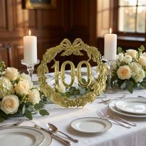 Article Numéro d'anniversaire 100 en or