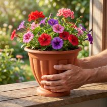 Article Pot avec base Ø21cm H18cm