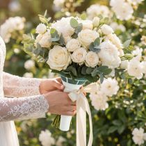 Article Support pour bouquet de mariée en mousse florale Ø7cm 16cm 6 pcs