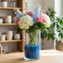 Article Granulés décoratifs pierres décoratives bleu foncé 2mm - 3mm 2kg