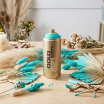 Article Spray de peinture turquoise, spray fluo néon, cyan 400 ml
