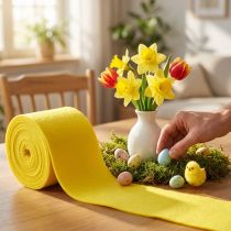 Article Ruban feutre jaune 15cm 5m