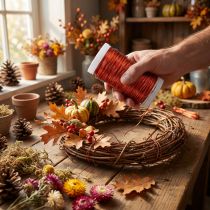 Article Fil de fer décoratif pour décorations d'automne créatives
