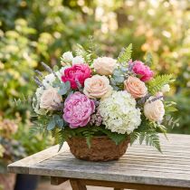 Article Bol composition florale mousse florale humide H6cm Ø14cm 4 pcs