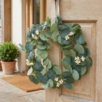 Article Couronne de porte eucalyptus couronne d'eucalyptus artificielle Ø38cm