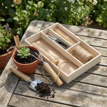 Article Ensemble d'outils de jardin, équipement de base petits appareils en boîte 22 × 15 × 5,5 cm
