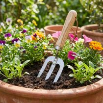 Article Outil de jardin Petit râteau Râteau de jardin 28cm