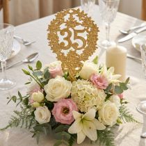 Article Anniversaire numéro 35 Ø8cm 10pcs