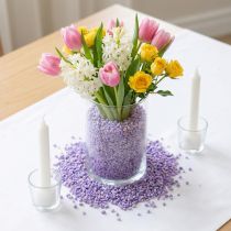Article Granulés décoratifs lilas pierres décoratives violet 2mm - 3mm 2kg