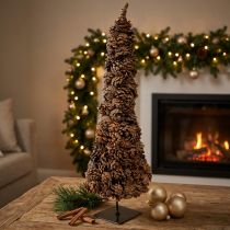 Article Sapin de Noël en forme de cône, naturel, 16×60cm