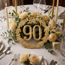 Article Anniversaire numéro 90 en or