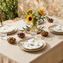 Article Serviettes aux olives décoration de table d'été 33x33cm 20 pcs